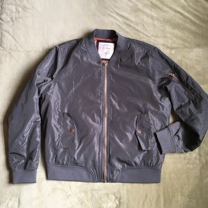 Olive Green Bomber Jacket